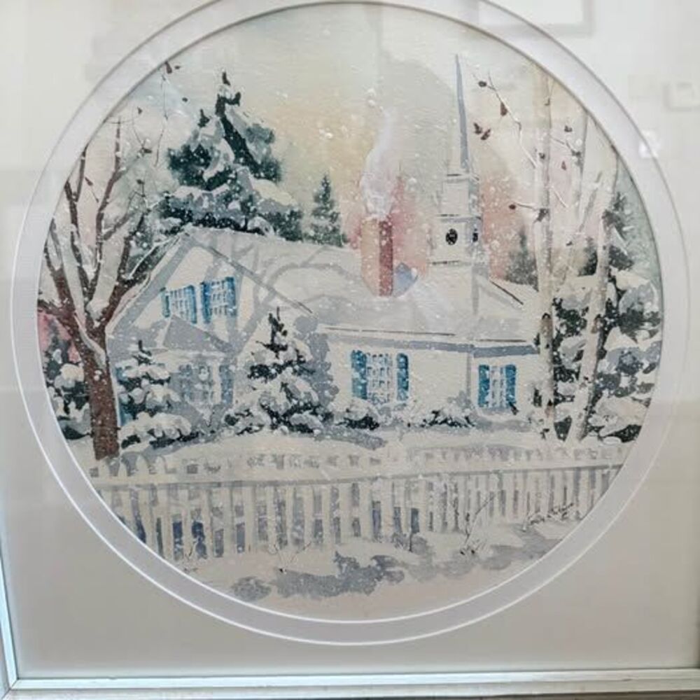 Framed art work Emily L Johnson NH